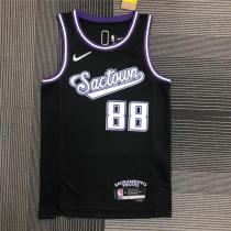 Mens Sacramento Kings Nike Black 2022 Swingman Jersey - City Edition