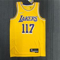 Mens Los Angeles Lakers Master Chief 117 Nike 2022 Swingman Jersey - City Edition