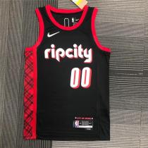 Mens Portland Trail Blazers Nike Black 2022 Swingman Jersey - City Edition