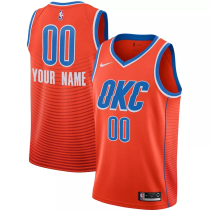 Mens Oklahoma City Thunder Jordan Orange Swingman Jersey - Statement Edition