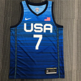 Mens Nike Navy USA Basketball Player Jersey - Olympique