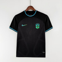 Mens Jersey Brazil Concept Black S-XXL 2022-2023