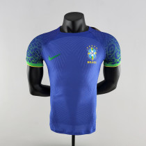Mens Jersey Brazil World Cup jersey away player version 2022-23