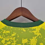 Mens Jersey Brazil Special Edition Yellow Green S-XXL 2022-2023