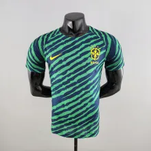 Mens Jersey Brazil Special Edition Green Blue player version 2022-23