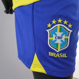 Kids Jersey Brazil World Cup home SIZE:16-28 2022-2023