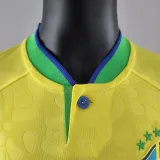 Kids Jersey Brazil World Cup home SIZE:16-28 2022-2023