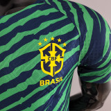 Mens Jersey Brazil Special Edition Green Blue player version 2022-23