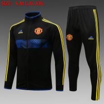 New Mens Manchester United Training Suit Men Black 2022/23