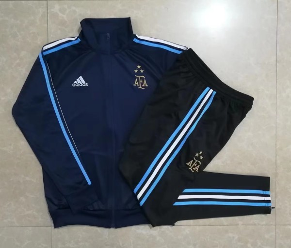 Argentina Long Training  Jacket + Pants Suit blue 2022/23