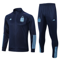 Argentina Long Training  Men Jacket + Pants Suit blue 2022/23