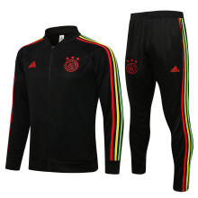 Mens  Ajax Black Training suit New jersey 2023/24