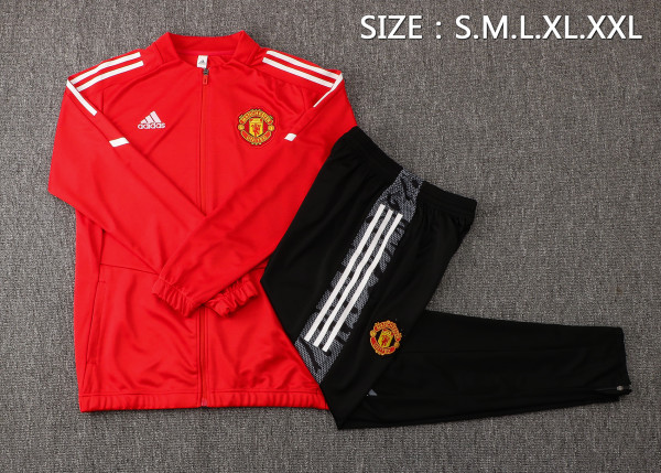 Mens Manchester Red United  New Coat and pants Men'S Suit Spring