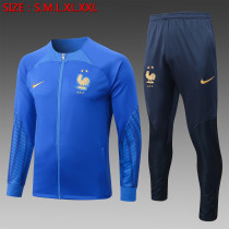 New Mens France Long Training Suit 2022/23