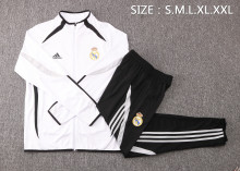 Mens New Suit White and Black Real Madrid Training suit 22/23