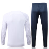 Mens Paris/PSG New White Jersey Training suit  23/24