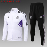 2022/23 Mens New Suit White Real Madrid Training suit