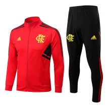 Mens Red Flamengo NewTraining Suit Jersey 23/24