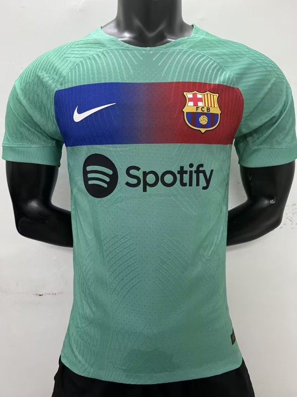 23/24 Barcelona Green Jersey Player Version