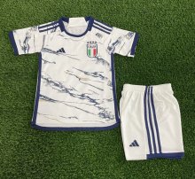23/24 Italy Away Kids Soccer Jersey