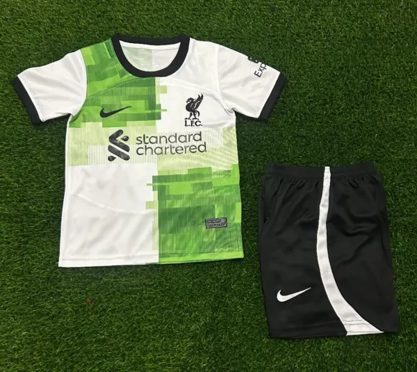 23/24 Liverpool Away Kids Soccer Jersey