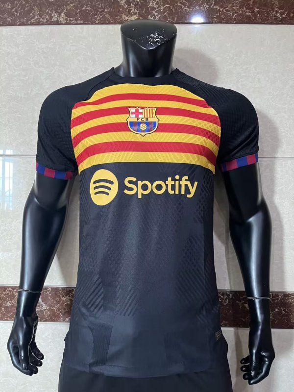 23/24 Barcelona Black Jersey Player Version