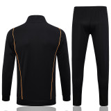 Men'S New Long Pull Brazil International Black Suit 2023/24