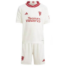 Kids  Manchester United second away jersey 2023/24