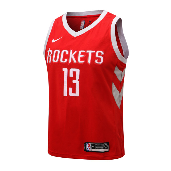 Mens HARDEN#13 Rockets Red NBA Jersey