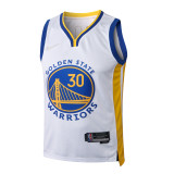 Mens CURRY #30 Golden State Warriors white NBA jersey
