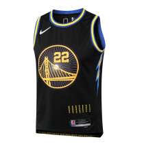 Mens WIGGINS #22 Golden State Warriors black NBA jersey