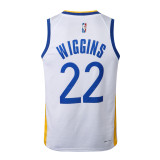 Mens WIGGINS #22 Golden State Warriors white NBA jersey