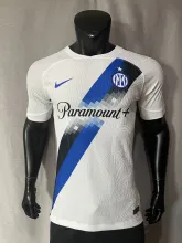 Mens Inter Milan away Jersey Player version 2023/24