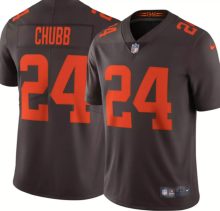 Men’s NFL Cleveland Browns Nick Chubb Nike Brown Vapor Limited