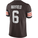 Men’s NFL Cleveland Browns Baker Mayfield Nike Brown Vapor Limited