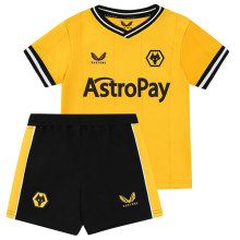 Kids  Wolverhampton Wanderers home jersey 2023/24
