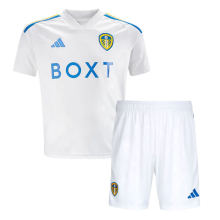 Kids  Leeds United home  jersey 2023/24