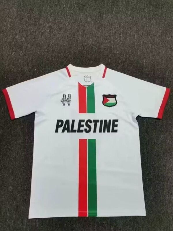 Mens Palestine  white Soccer Jersey  2023/24