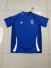 Mens Italy Home Soccer Jersey Fans Version 2024/25