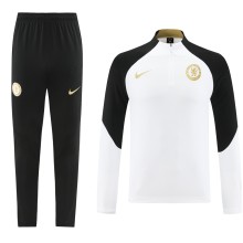 Mens Chelsea white Training suit  2023/24