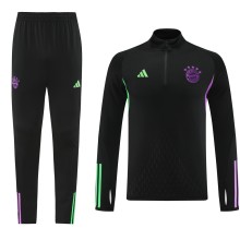 Mens Bayern Munich black Training suit   2023/24