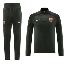 Mens Barcelona dark green Training Suit  2022/23