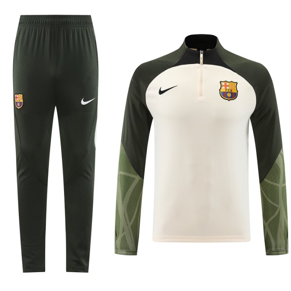 Mens Barcelona  M beige Training Suit  2022/23