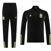 Mens Argentina black Training suit  2023/24