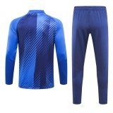 Mens Barcelona color blue Training Suit  2023/24
