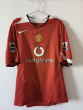 Retro  Manchester United Home Jersey Mens 2004/06