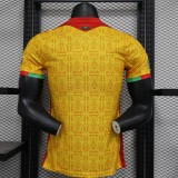 Mens Burkina Faso yellow Jersey Player version 2024/25