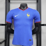 Mens France  home Jersey Player version 2024/25