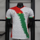 Mens Burkina Faso white Jersey Player version 2024/25