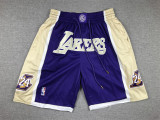 Mens Pockets Lakers Kobe Bryant Hall of Fame Purple NBA SHORT 2023/24